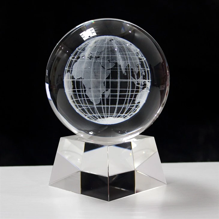 3D Inner Laser Engraving Crystal Ball