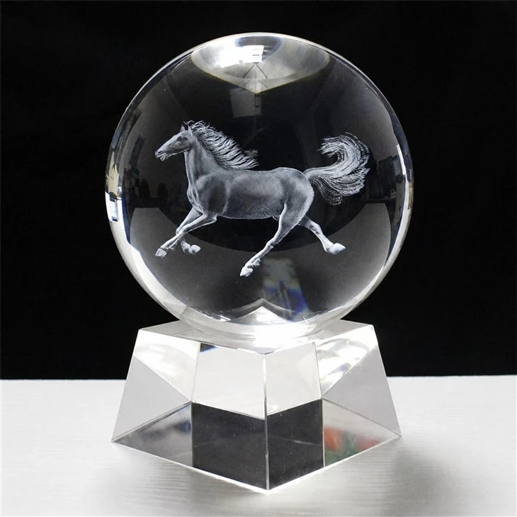 3D Inner Laser Engraving Crystal Ball